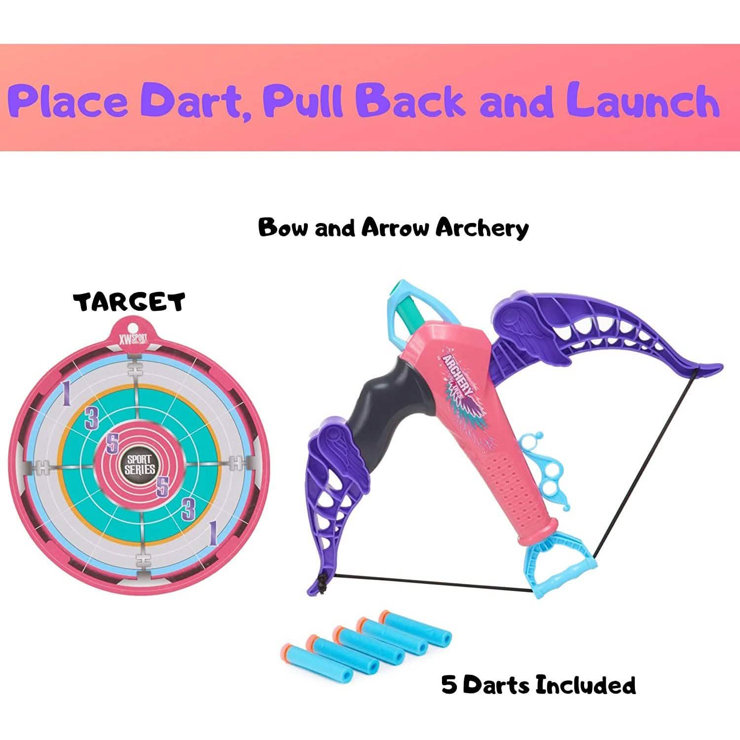 Pro Star Mini Archery Bow with Target Set