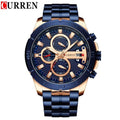Men's Waterproof  Watch With Chronometers Day View And Fluorescent Hands Unique  Luxury Design  Perfect Gift