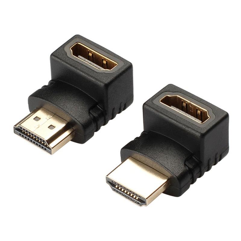 Connector Adapter HDMI Compatible Cable 90 Corner Angle Left Right Up Down Male Female Extender To HDMI Extension 90 Degree Male To Female HDMI Adapter