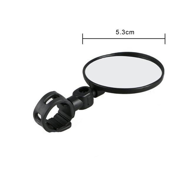 1Pc Bicycle Rearview Handlebar Mirrors Cycling Rear View Bike Silicone Handle Rearview Mirror Bike Mirrors Adjustable Bicycle Cycling Rear View Mirror For Handlebar