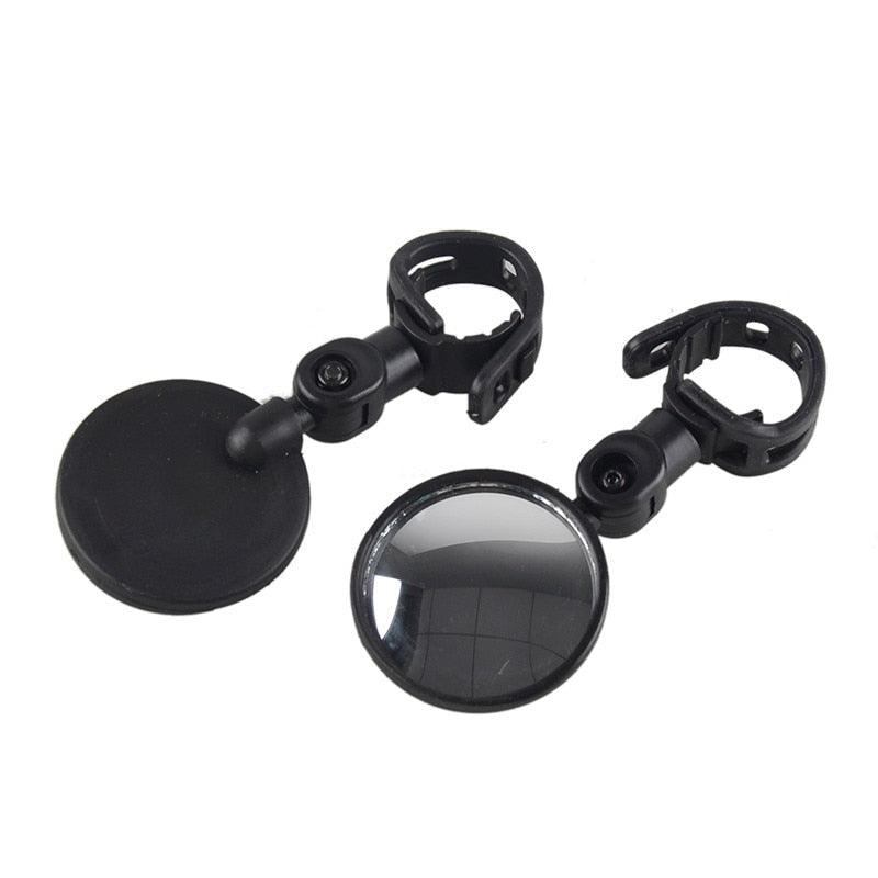 1Pc Bicycle Rearview Handlebar Mirrors Cycling Rear View Bike Silicone Handle Rearview Mirror Bike Mirrors Adjustable Bicycle Cycling Rear View Mirror For Handlebar