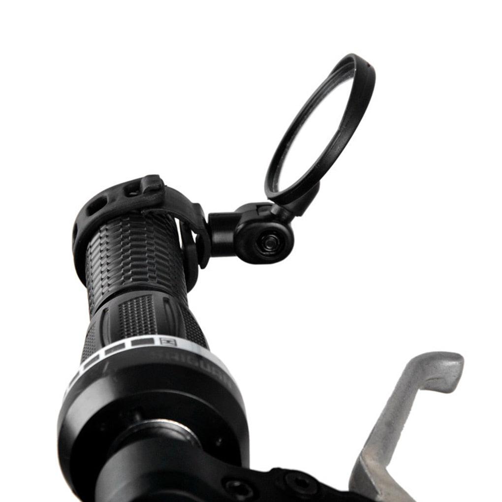 Universal Bicycle Mirror Bicycle Accessories Handlebar Rearview Mirror Rotate Wide-Angle Rearview Mirror Rotatable Round Adjustable Shockproof Convex Wide Angle Universal Back Rear View Mirrors