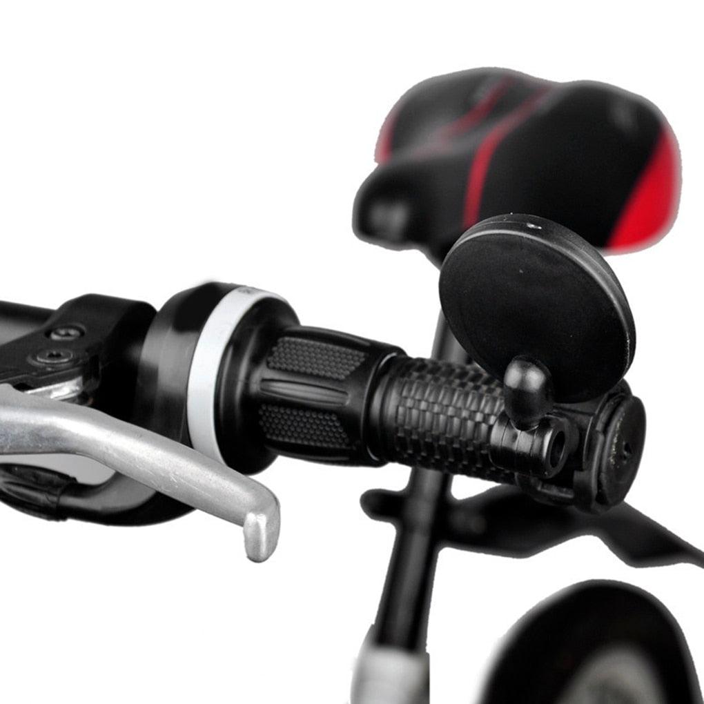 Universal Bicycle Mirror Bicycle Accessories Handlebar Rearview Mirror Rotate Wide-Angle Rearview Mirror Rotatable Round Adjustable Shockproof Convex Wide Angle Universal Back Rear View Mirrors