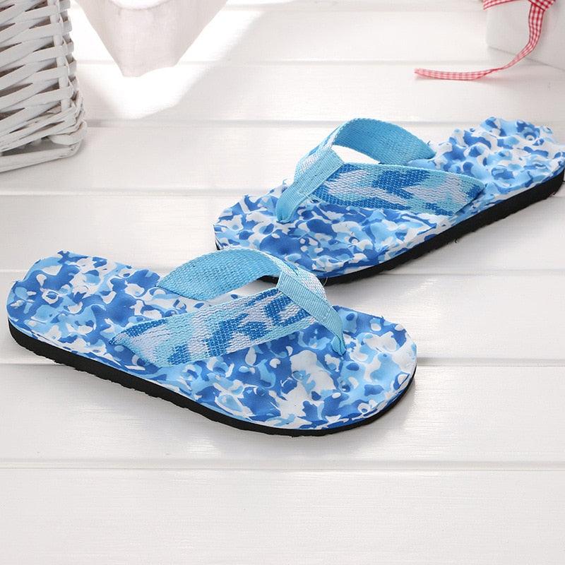 Summer Women Flip Flops Shoes Sandals Camouflage Outdoor Beach Shoes Slippers Daily Wear Casual Slippers Comfort Thong Style Flip Flops Sandals For Women With Arch Support For Comfortable Walk