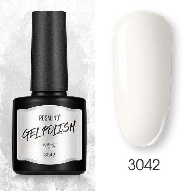 Modern Womens Glossy Colorful 8ml Nail Gel Polish Permanent UV LED  High Quality Crystal Effect Design