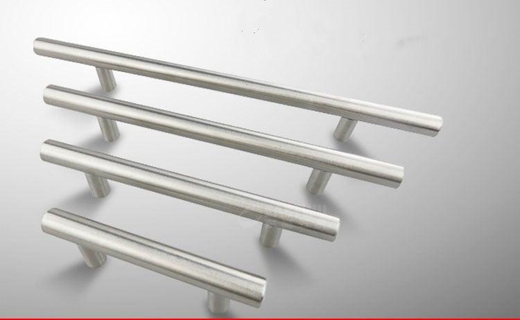 Stainless Steel Kitchen Door Cabinet T Bar Handle Pull Knob Door Pull Handle Stainless Door Handle Stainless Steel Hollow Bar Drawer Pulls Cupboard Knob For Kitchen Furniture