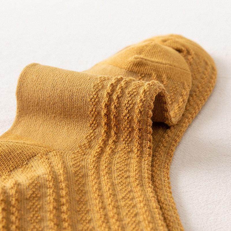 Ruffle Frilly Socks Kawaii Cotton Socks Cute Women Solid Color Warm Winter Running Cycling Climbing Unisex socks For Men And Women