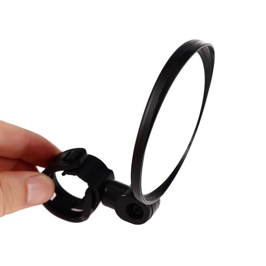 Universal Bicycle Mirror Bicycle Accessories Handlebar Rearview Mirror Rotate Wide-Angle Rearview Mirror Rotatable Round Adjustable Shockproof Convex Wide Angle Universal Back Rear View Mirrors