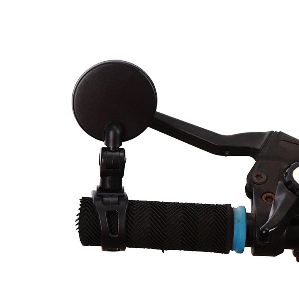 Universal Bicycle Mirror Bicycle Accessories Handlebar Rearview Mirror Rotate Wide-Angle Rearview Mirror Rotatable Round Adjustable Shockproof Convex Wide Angle Universal Back Rear View Mirrors