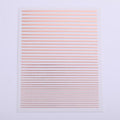 Gold Silver 3D Nail Sticker Curve Stripe Lines Nails Stickers Gradient Adhesive Striping Tape Nail Art Stickers Decal Decoration Metallic Curve Strip Line Nail Decal Self-Adhesive 3D Wave Design Decoration for Women Girls