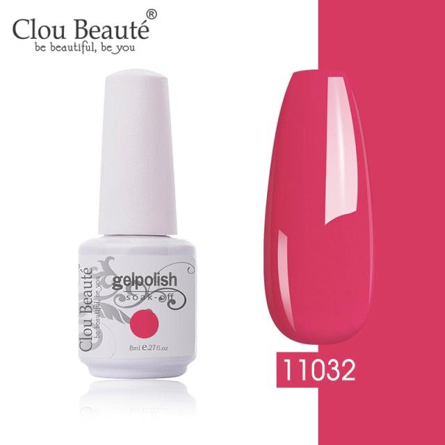 New 2022 Women Gel Nail Polish Pure Pink UV Gel Nail Polish Art Manicure Luxury Colorful Design For Ladies and Womens