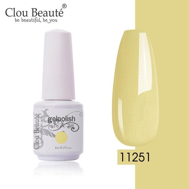 New 2022 Women Gel Nail Polish Pure Pink UV Gel Nail Polish Art Manicure Luxury Colorful Design For Ladies and Womens