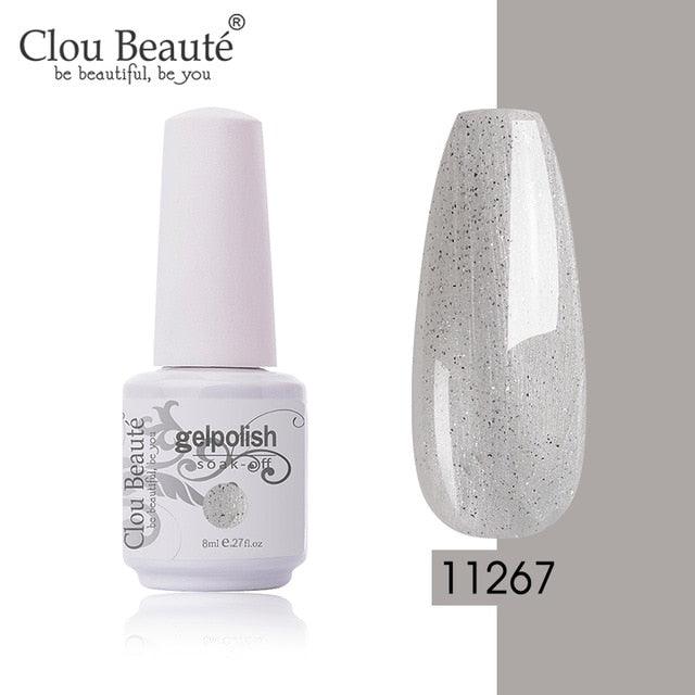 New 2022 Women Gel Nail Polish Pure Pink UV Gel Nail Polish Art Manicure Luxury Colorful Design For Ladies and Womens