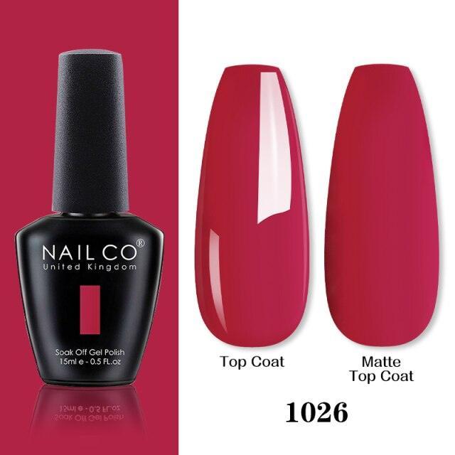 Womens Gel Nail Polish Multi Glossy and Matte Colors Elegant Manicure Design For Womens