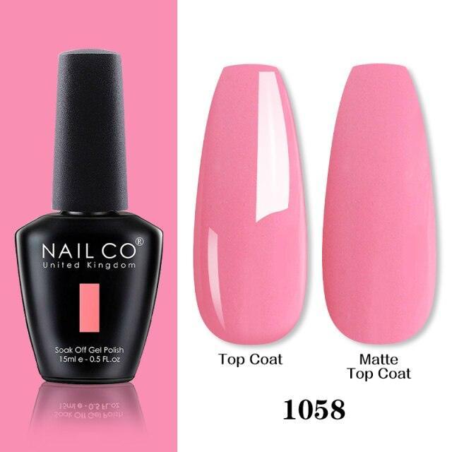 Womens Gel Nail Polish Multi Glossy and Matte Colors Elegant Manicure Design For Womens