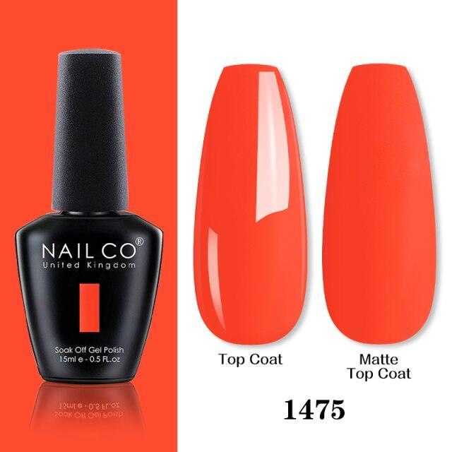 Womens Gel Nail Polish Multi Glossy and Matte Colors Elegant Manicure Design For Womens