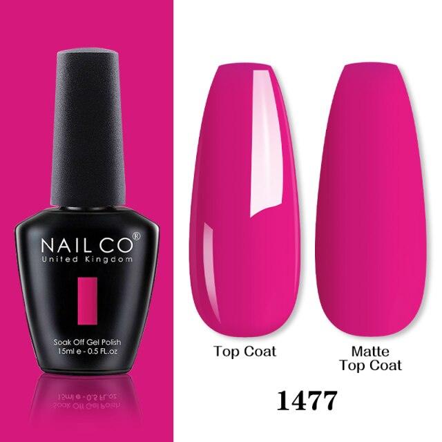 Womens Gel Nail Polish Multi Glossy and Matte Colors Elegant Manicure Design For Womens