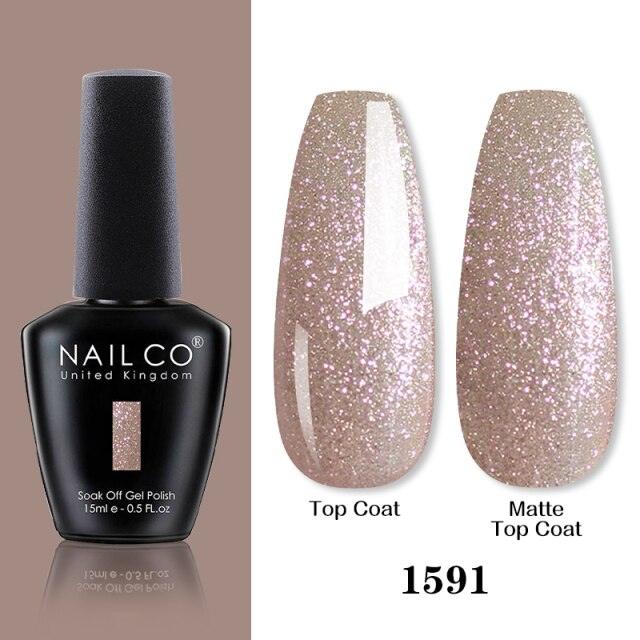 Womens Gel Nail Polish Multi Glossy and Matte Colors Elegant Manicure Design For Womens