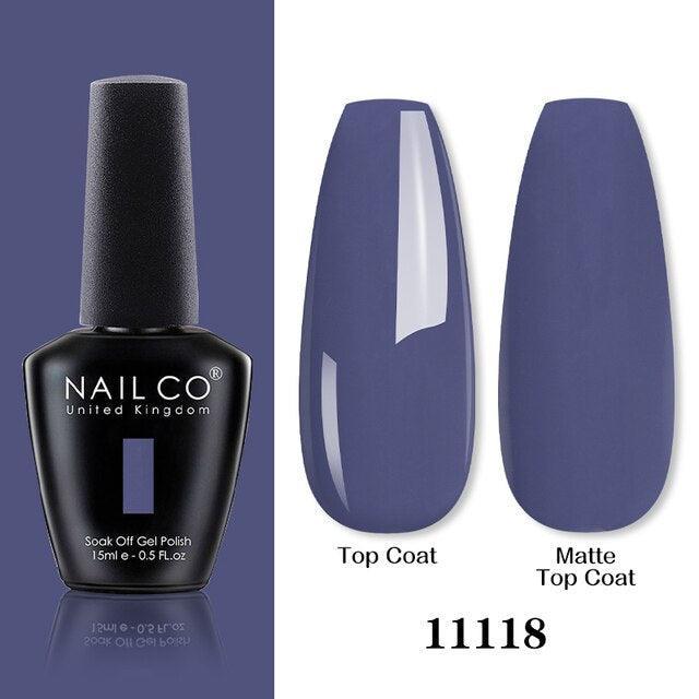 Womens Gel Nail Polish Multi Glossy and Matte Colors Elegant Manicure Design For Womens