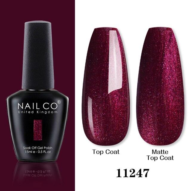 Womens Gel Nail Polish Multi Glossy and Matte Colors Elegant Manicure Design For Womens