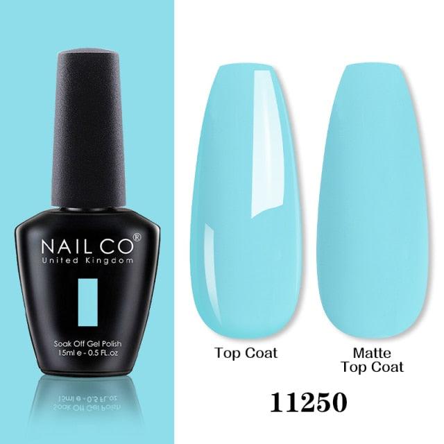 Womens Gel Nail Polish Multi Glossy and Matte Colors Elegant Manicure Design For Womens