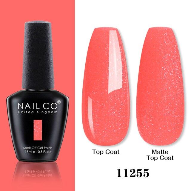 Womens Gel Nail Polish Multi Glossy and Matte Colors Elegant Manicure Design For Womens