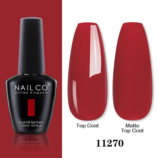 Womens Gel Nail Polish Multi Glossy and Matte Colors Elegant Manicure Design For Womens