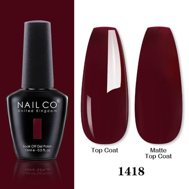 Womens Gel Nail Polish Multi Glossy and Matte Colors Elegant Manicure Design For Womens