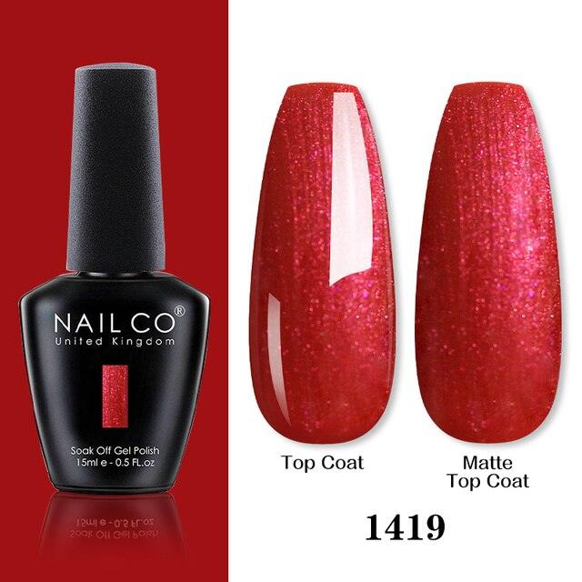 Womens Gel Nail Polish Multi Glossy and Matte Colors Elegant Manicure Design For Womens