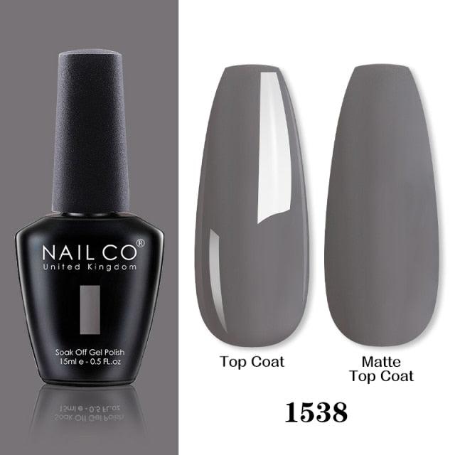 Womens Gel Nail Polish Multi Glossy and Matte Colors Elegant Manicure Design For Womens