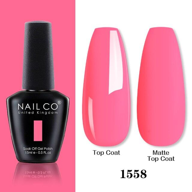 Womens Gel Nail Polish Multi Glossy and Matte Colors Elegant Manicure Design For Womens