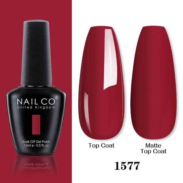 Womens Gel Nail Polish Multi Glossy and Matte Colors Elegant Manicure Design For Womens