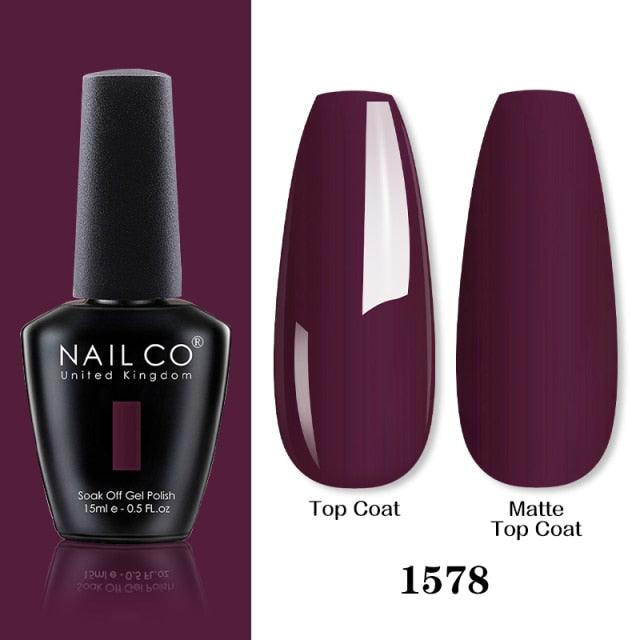 Womens Gel Nail Polish Multi Glossy and Matte Colors Elegant Manicure Design For Womens