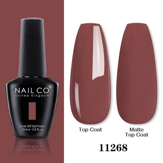 Womens Gel Nail Polish Multi Glossy and Matte Colors Elegant Manicure Design For Womens