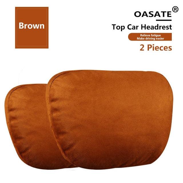 Luxury Car Neck Pillow Car Travel Neck Rest Pillows Seat Cushion Support Car Headrest Neck Support Seat Design Class Soft Universal Adjustable Car Neck Pillow Waist Pillow Universal Driving Seat Car Pillow Sleeping Neck Headrest