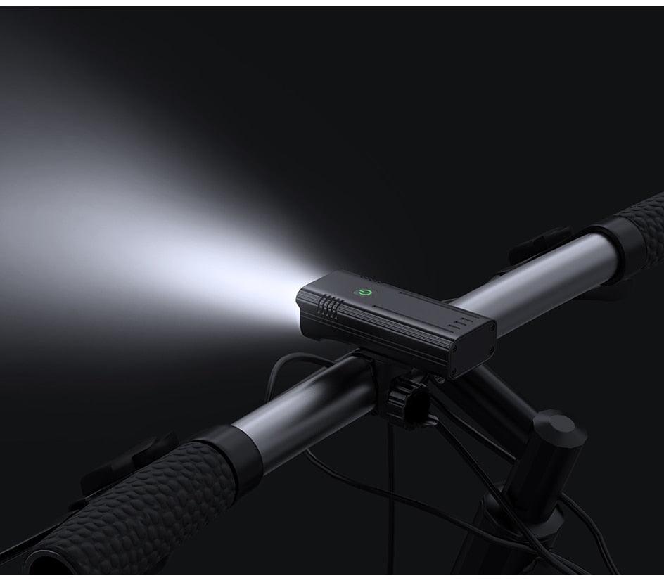 Bike Light Rainproof USB Rechargeable LED Bicycle Light Super Bright Flashlight Rechargeable Bicycle Light Bicycle Front Headlight LED Bike Headlight 3 Light Mode Fits All Bicycles Mountain Road