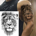 Fashion Temporary Sticker Tiger Tattoo Waterproof Removable Realistic Body Tatoo For Mens