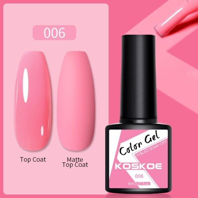 Spring Summer Nail Gel Polish Colorful UV LED Diamond Stylish Glossy and Matte Fashion Design For Womens