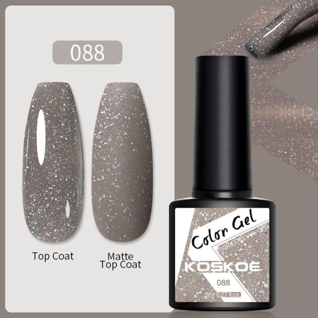 Spring Summer Nail Gel Polish Colorful UV LED Diamond Stylish Glossy and Matte Fashion Design For Womens