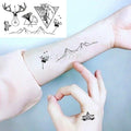 Lion King Temporary Tattoo Waterproof Black And Colorful Small Big Luxury Tattoo For Mens Womens