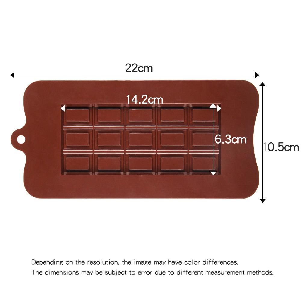 New Silicone Chocolate Mold Triangular Baking Tools Non-Stick Silicone Cake Mould Jelly Candy 3D Molds Kitchen Accessories Break Apart Chocolate Molds Silicone Deep Candy Bar Molds Silicone Shapes