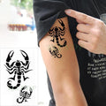 Luxury Different Waterproof Temporary Tattoo Sticker Snake Flower Fake Tattoo Body Art Adult Fashion Stickers For Womens Mens