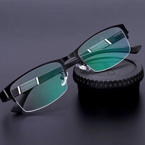 Lightweight Alloy Semi-Rimless Reading Glasses For  Men And Women With Quality Half Frame  Men Reading Glasses  For Men New Retro Eyewear
