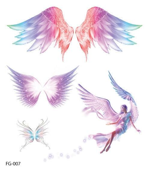 1 Pc Butterfly 3D Temporary Tattoo 52 Style Waterproof Butterfly Tattoos Stickers Temporary Colorful Design For Womens