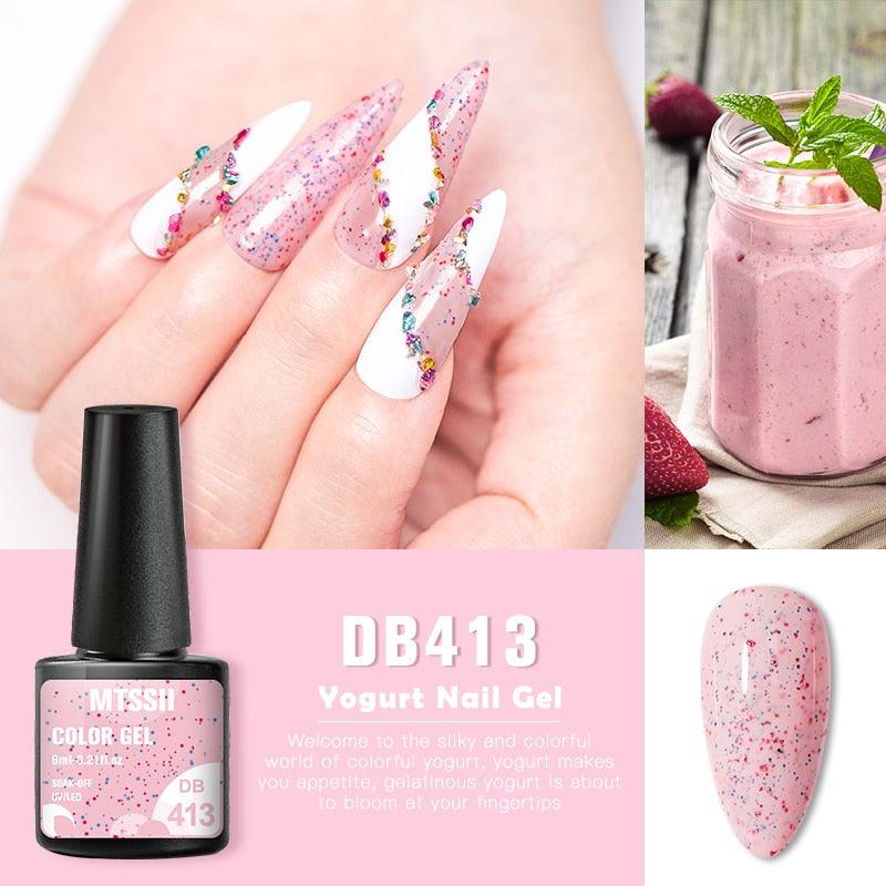 TREND Popular Luxury Interesting Nail Gel Nail Polish Permanent Jelly Eggshell Gel Polish Luxury Eggshell Design For Womens and Girls