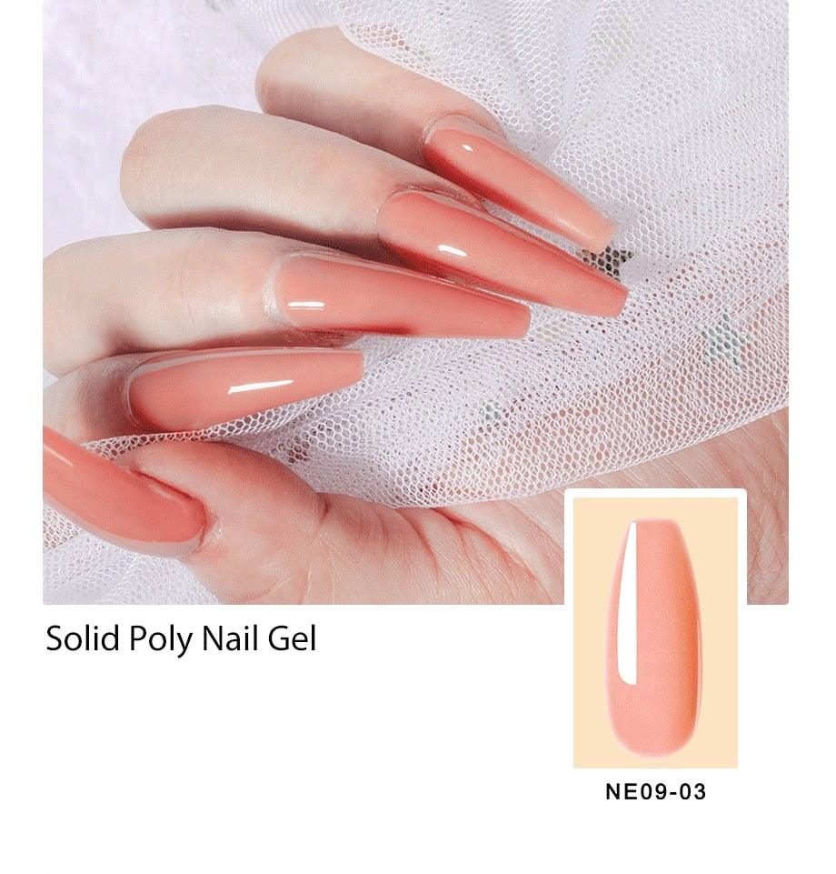 Diamond Gel Nail Polish Poly 15ml Semi Permanent UV Manicure Reflective Sparkling Luxury Shine Design For Women and Girls