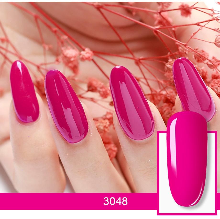 Shiny Womens Gel Nail Polish Permanent Painting Glossy Matte Effect For Manicure Nail Art Design For Womens and Girls