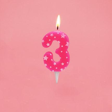 0-8 Years Birthday Candle New Girls Kids Birthday Numbers Candle Cake Candles Colorful Birthday Cake Candles for Kids Adults Number Cake Topper Decoration For Birthday Wedding Crown Smoke-free Cake Candles for For Cake Party Supplies