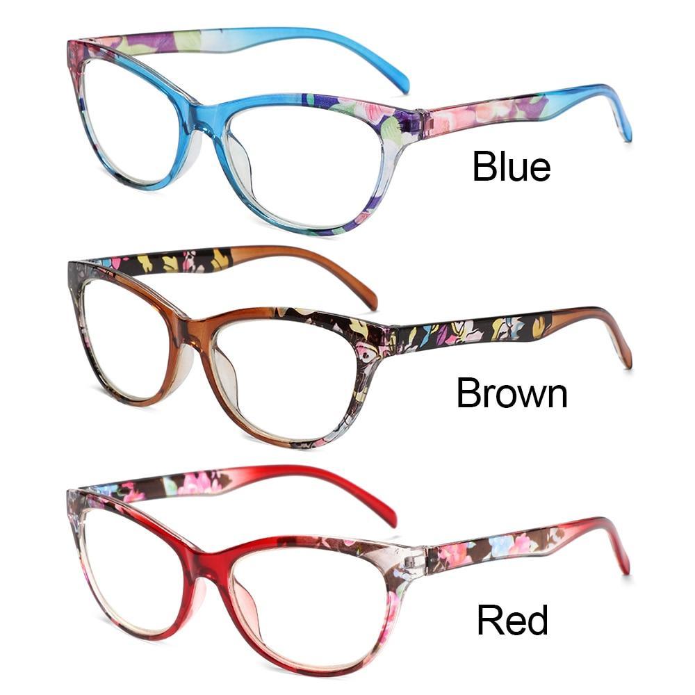 Cat Eye Reading Glasses Women Men Light Weight Presbyopic Reading Glasses Designer Cat Eye Frame Ladies Computer Readers Anti Glare UV Ray Eyeglasses Diopter Presbyopia Eyewear +1.00~+4.0