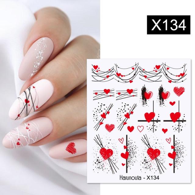 Spring Simple Green Theme Water Decal Sticker Flower Leaf Tree Summer Slider For Manicuring Nail Art Watermarks Art Decoration Manicure Tools Nail Watermark Decals iridescent Decoration Nail Self-Adhesive Decals Nail Stickers Water Transfer Fresh Nail
